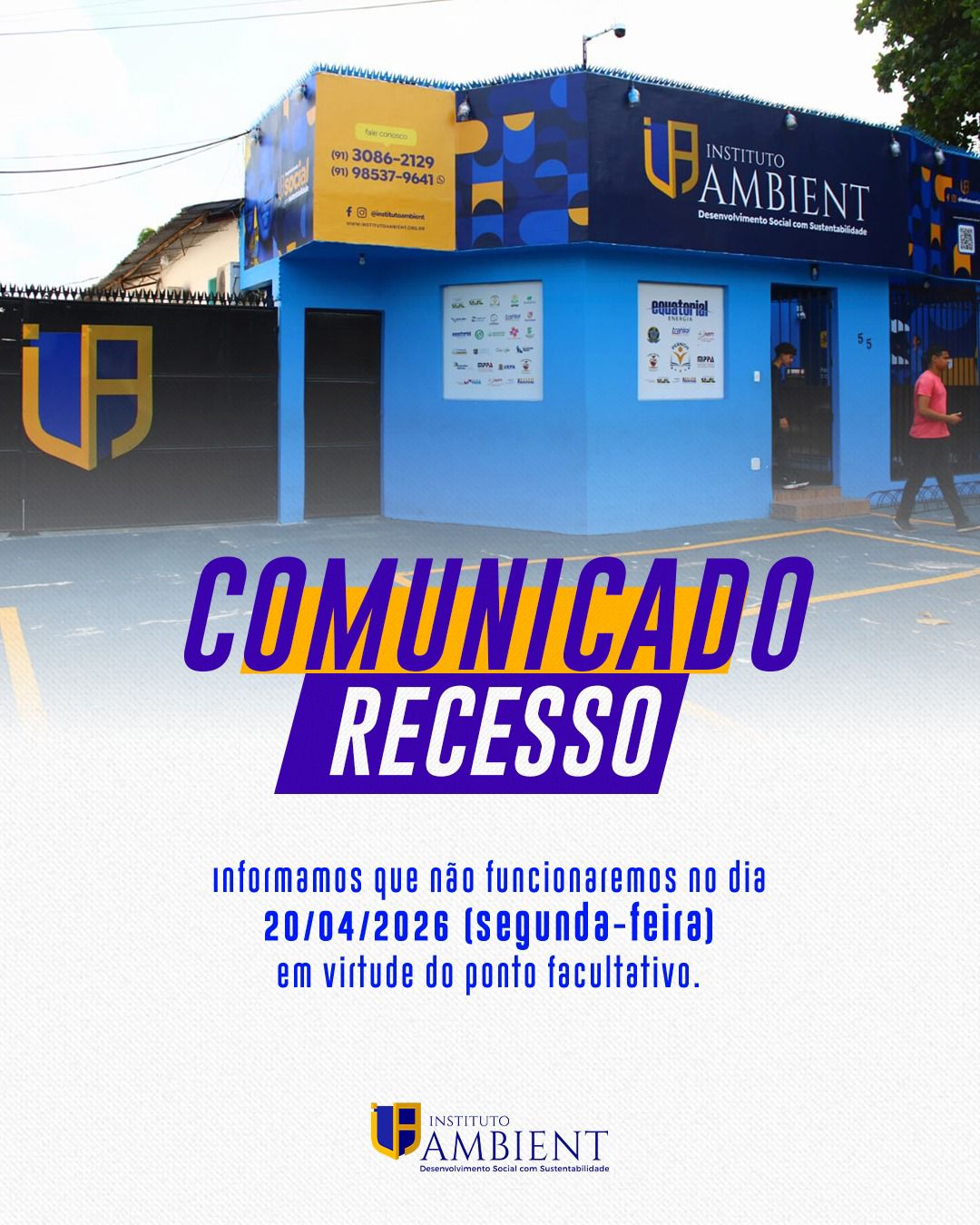 Comunicado: Recesso Administrativo